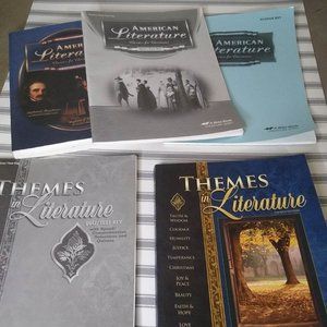 Lot of 5 Literature Homeschool Books